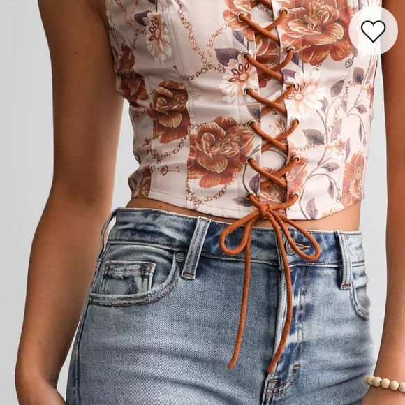 Sterling & Stitch Corset Style Top From Buckle - Picture 4 of 6